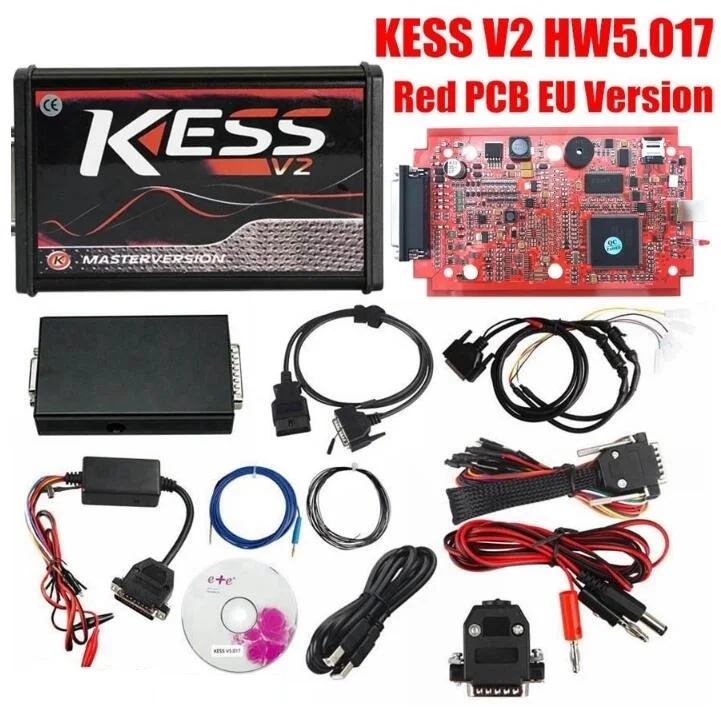 KESS KTAG V7.02 KESS V2 V5.017 V2.47 ECU чип тюнинг онлайн версия красный Ktag Kess V2 V2.47 Kess 5,017 K-TAG OBD2 Master