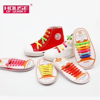 

Hot Sales Children Shoelaces T-type Silicone Shoelace Design Unisex Sport Athletic No Tie Shoelaces Child Shoes Laces Sneakers