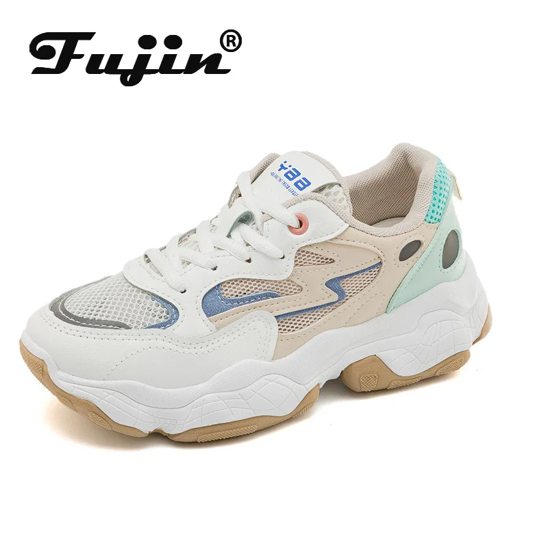 

Fujin 2019 Spring Old Shoes Dropshipping Female Korean Version of Ulzzang Harajuku Sports Shoes Female Thick-soled Student Shoes