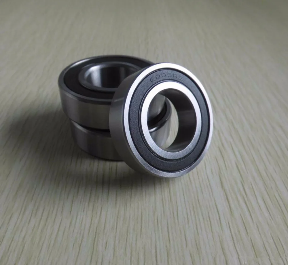 

50pcs/lot 6001-2RS 6001RS 6001 2RS rubber sealed deep groove radial ball bearing 12x28x8 mm