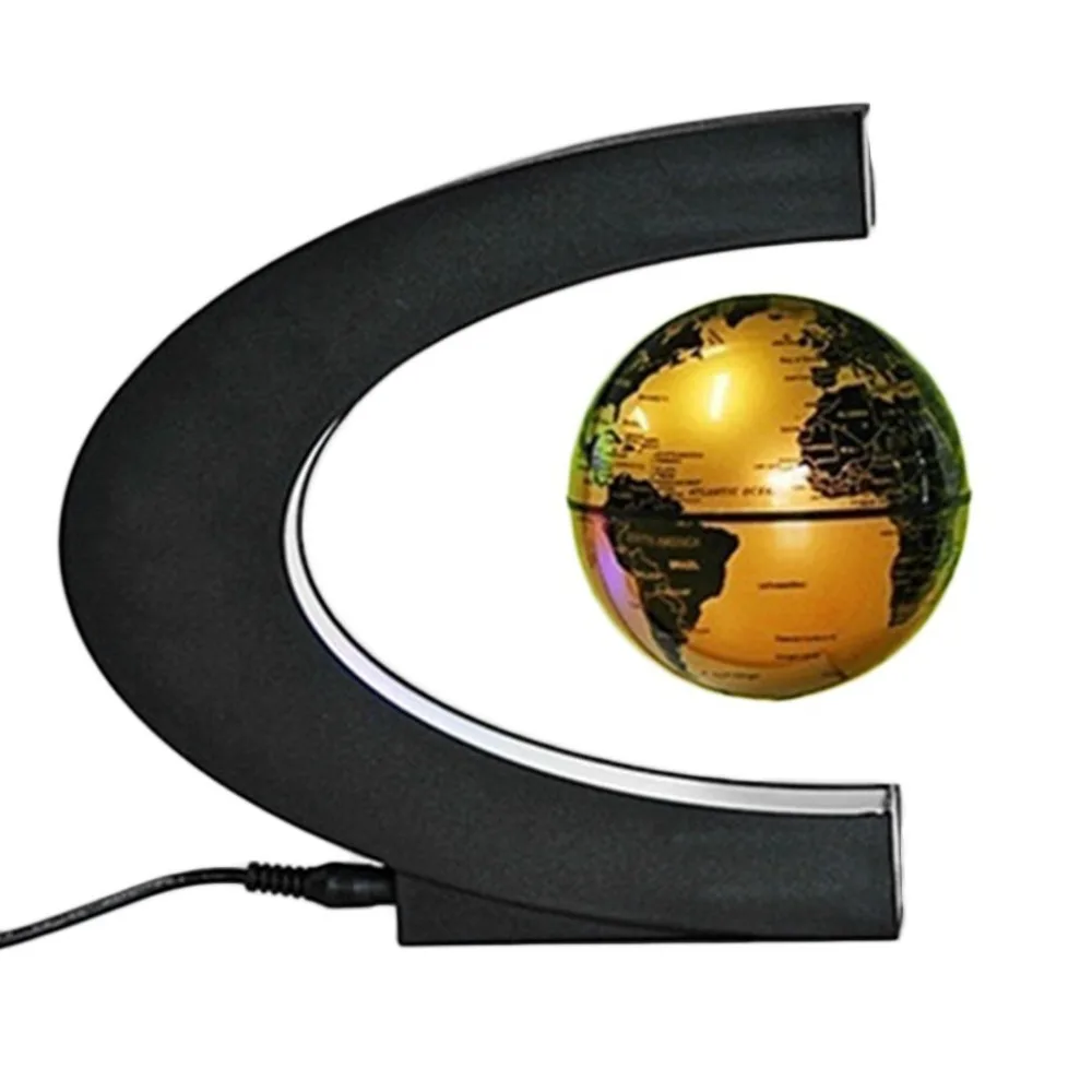 

Magnetic Globe Levitation Floating LED Floating Tellurion C Shape Anti Gravity Globe World Map for office Home Decor child gifts