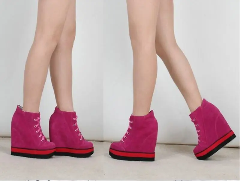 Cyabmoz пикантная обувь на платформе на высоком каблуке толстая подошва женская обувь женские туфли для увеличения роста zapatos mujer tenis feminino