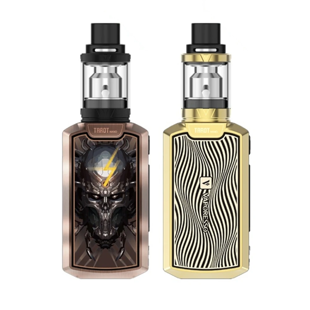 Günstige Neue Original Vaporesso Tarot Nano Kit mit 2ml VECO EUC Tank und 80W Tarot Nano MOD 2500mAh elektronische Zigarette Vape Box Kit