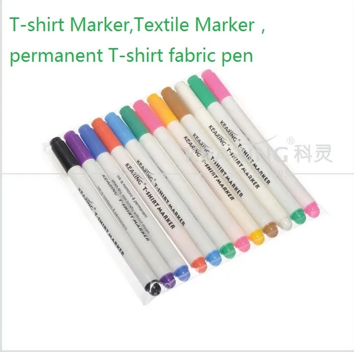 Pano de Tecido e T-shirt Caneta de Tecido Cores Marcadores Pintura Forro Têxtil Faça Você Mesmo Caneta Aquarela Marcador Permanente 14 - Set 2 Cheap colors set