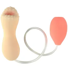 Male Masturbator Inflatable Aircraft Cup Oral Sex Penis Suck Sex Product Pocket Pussy Realistic Vagina for Men NZW017