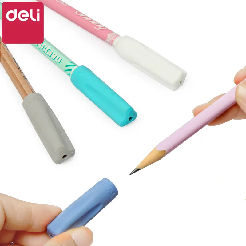 

DELI Eraser Pupils Writing Stationary Pen-cap Eraser Pencil Protection Children Creative Rubber Pencil Eraser Writing Supplies