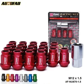 

D1 Spec Jdm RACING WHEEL LUG NUTS M12 X 1.5MM 20PCS FOR HONDA CIVIC ACURA INTEGRA for FORD AF-NU670-1.5