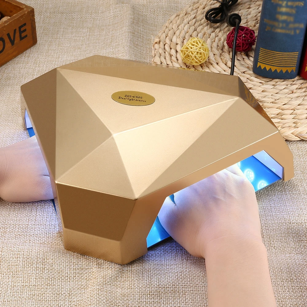 

60W 2 Hands LED UV Lamp Nail Dryer Gel Polish Curing Machine Nail Art Manicure Tool Gift For Lamp For Drying Polish Led Dryer