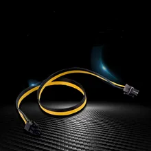 6-контактный переходник с внутренней обратиться к 6+ 2 pin/8-контактный разъем источник питания для GPU Майнер продлить разъемы длиной 40 см горная линия