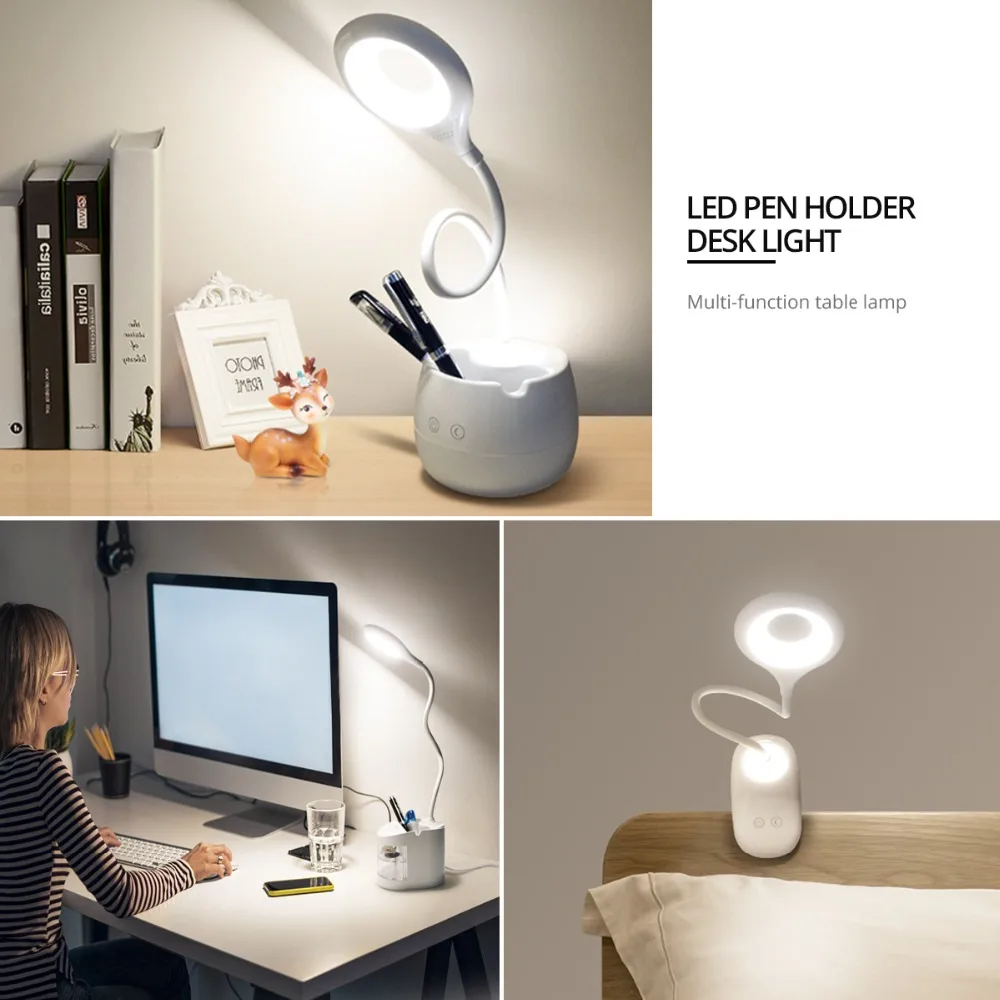 Led Настольная лампа с регулируемой яркостью Настольный светильник Лампада