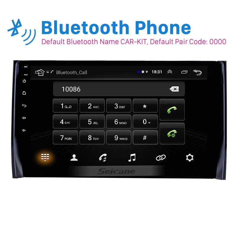 Clearance Seicane Android8.1 GPS car Radio 10.1 inch for 2017-2018 Skoda Diack with HD Touchscreen WIFI support Carplay Backup camera 2din 1