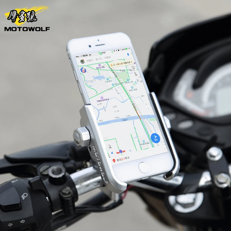 العالمي سبائك الألومنيوم دراجة نارية حامل حامل دعم ل GPS الدراجة حامل دعم الهاتف موتو ل Xiaomi