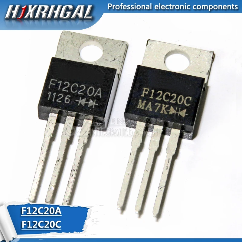 Free shipping 20pcs/lot Fast recovery diode MOSPEC F12C20C with F12C20A ...