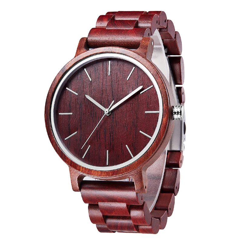 

Relogio Masculino Portable Man's Watch Wooden Watch Quartz Analog Movement Fashion Casual Man Wristwatch Waterproof Male Clock