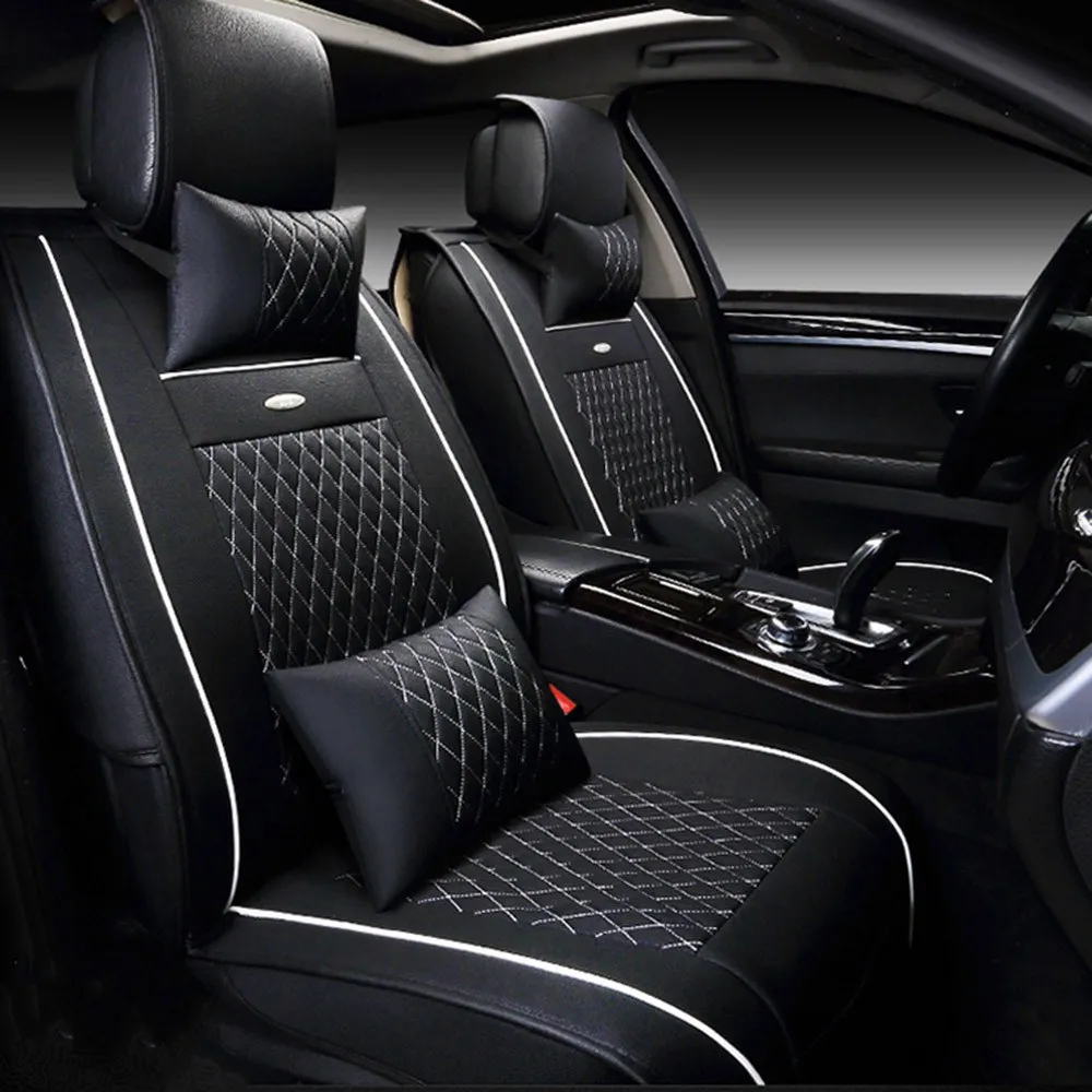 

Full Set Universal Size Car Seat Covers Fit For Most Cars Interior Cushion Automobiles 4 Seasons Styling Protector Accessories