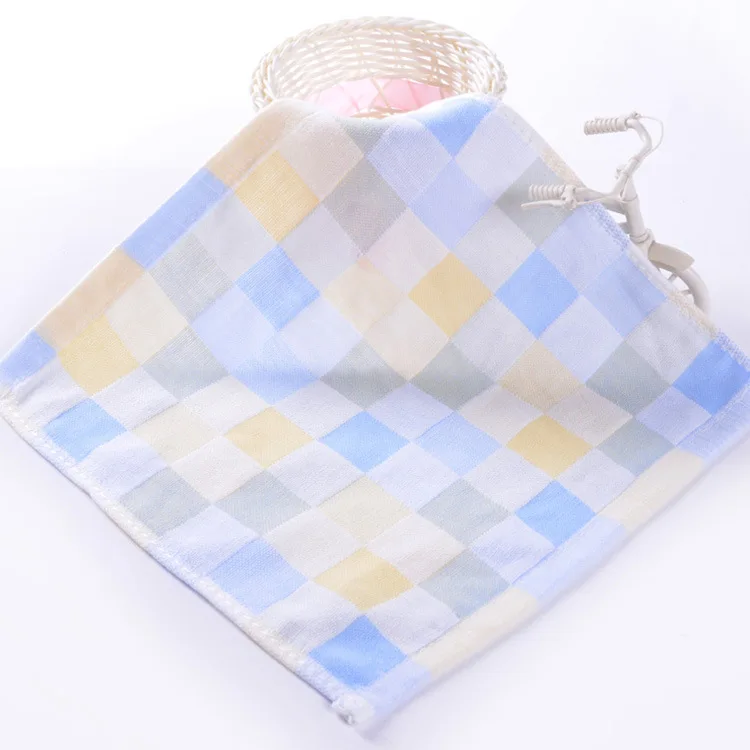 3 шт., хлопковые полотенца для новорожденных Слюнявчики, полотенце для кормления, тканевый носовой платок для маленьких мальчиков и девочек - Цвет: Blue