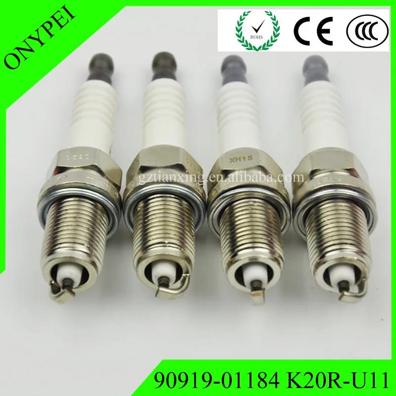 4 шт. 90919-01184 K20RU11 Свеча зажигания для TOYOTA YARIS RAV4 CAMRY MAKR2 DAIHATSU PERODUA 9091901184 K20R-U11 |