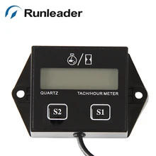 Горячая- RL-HM011N Индуктивный цифровой тач оборотов в минуту Тахометр Счетчик часов для мотоцикла морской мотокросса горный велосипед бензопила