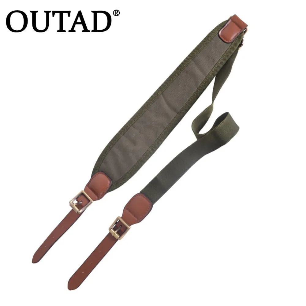 

OUTAD Outdoor Tactical Gun Sling Comfortable Shoulder Strap Widen Sling Adjustable Belt for Hunting Shooting Gun Accessories