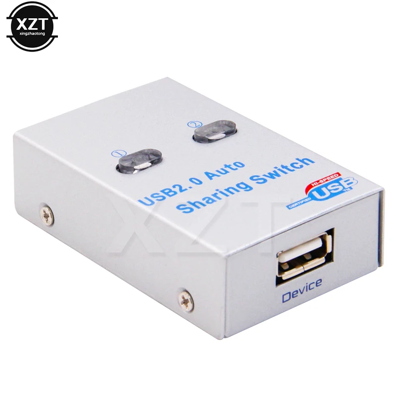 Новейший USB концентратор Автоматический переключатель обмена для 2 компьютеров