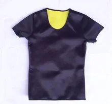 10PCS LOT New shapers women Neoprene T Shirts shaper stretchy Sweating slimming shirt Workout Women Body