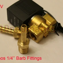 AC220V 1/" Электрический Соленоидный клапан воздушный водяной клапан VX2120-08 2 варианта положения NC с латунными фитингами