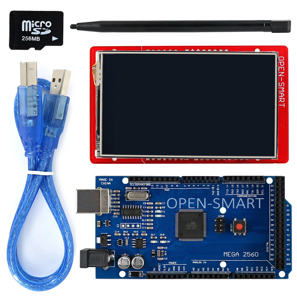 3 2 inch TFT LCD Display module Touch Screen Shield Kit onboard temperature sensor Touch Pen