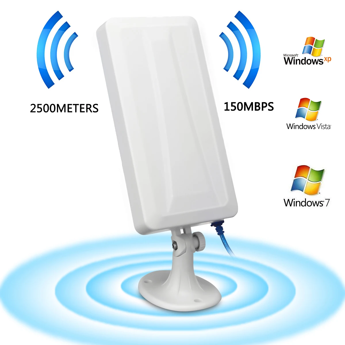 2 4 GHz антенна Wi Fi на открытом воздухе приемник 2500 м дальность Беспроводной