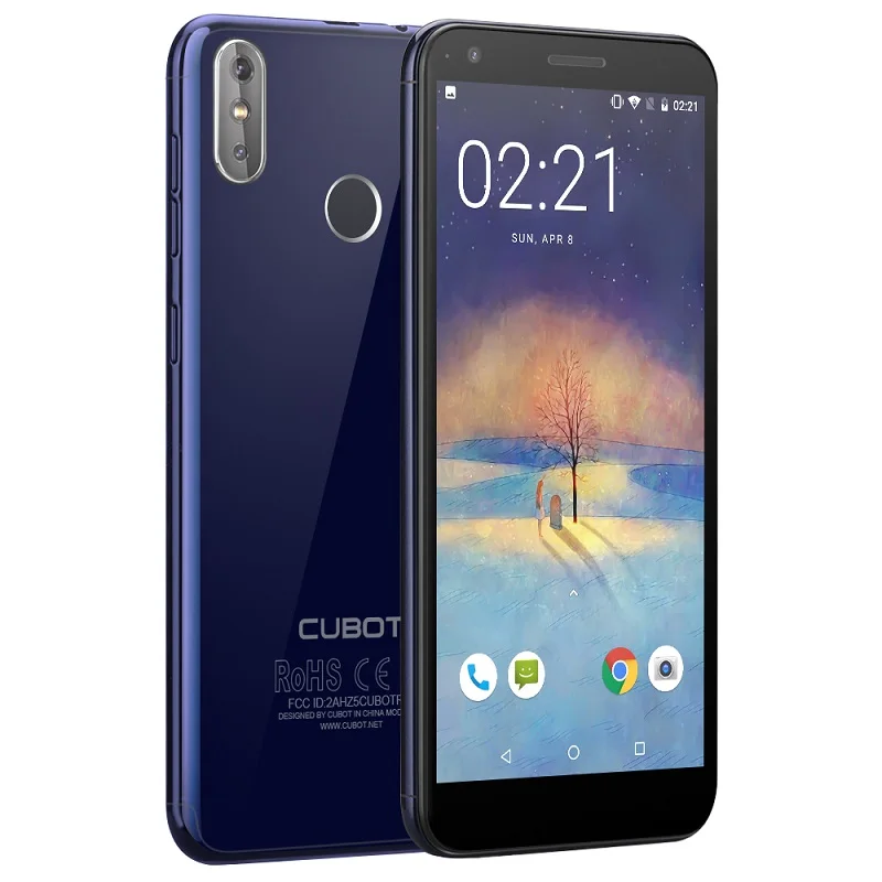 Cubot R11 Android 8 1 2 GB 16 5 ''HD 18:9 + Экран 1440x720 Смартфон MT6580 4 ядра двойной задней камерами