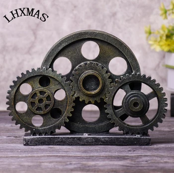 

Retro Wheels Crafts Vintage Industrial Age Gearwheel Crafts Home Bar Cafe Decoration E447