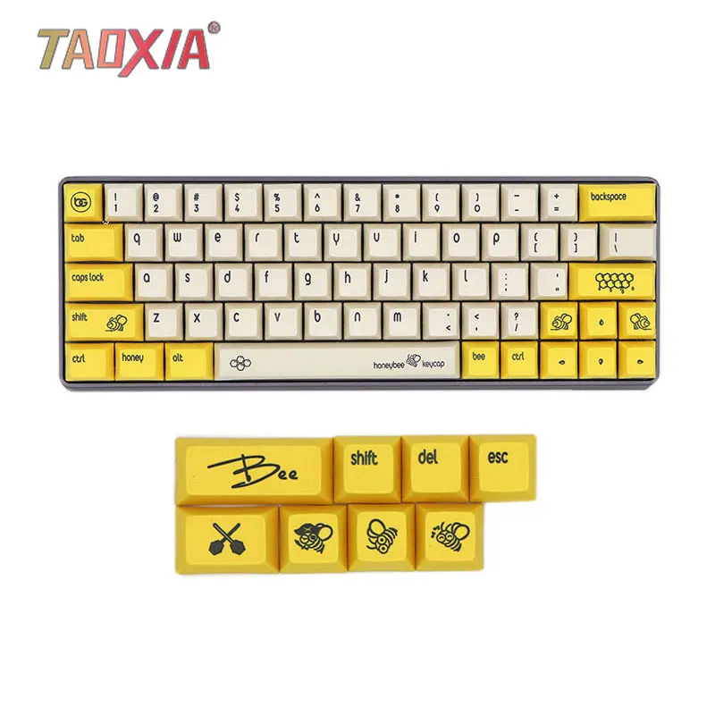 Новая сублимационная механическая клавиатура DSA Bee с колпачками клавиш GH60/64