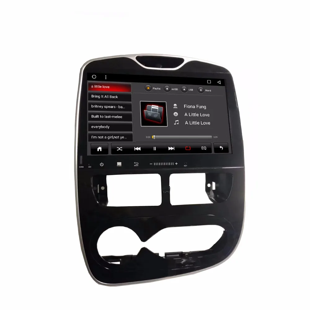 Discount 10.1" Android 8.1 Octa Core Car DVD Player for Renault Clio 2016 2018 Car Radio GPS Navigation Multimedia Stereo Head unit 2