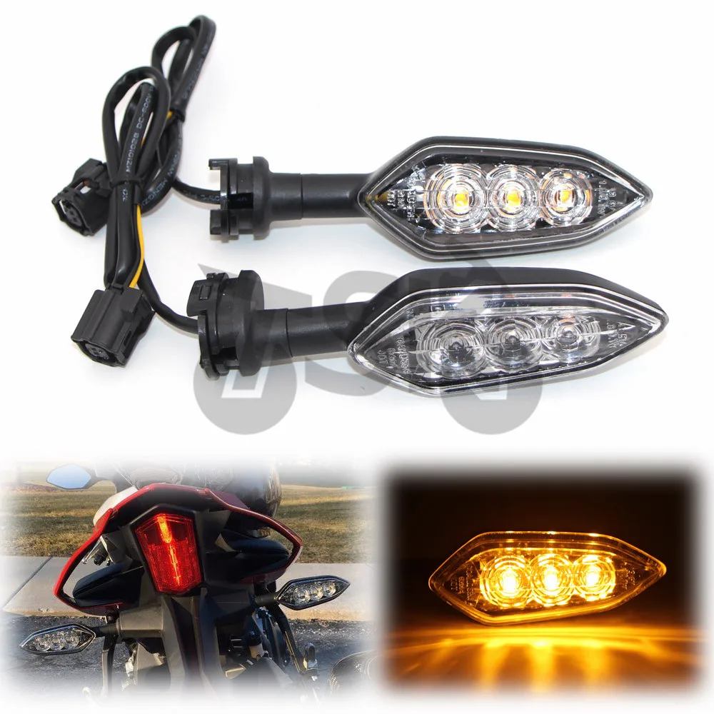

Turn signals motorcycles LED For YAMAHA MT01 MT25 MT03 MT07 MT09 MT10 front back