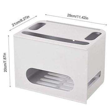 

Double Layers Drawer Type Wifi Router Storage Box Wire Board Storage Protection Shell Cable Organization Bin