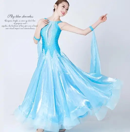 

plus size red, pink,blue, red yellow Ballroom Dress Viennese standard ballroom dance dresses tango costumes mq249