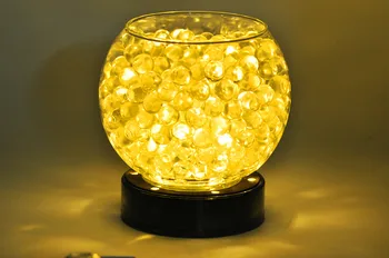 

1pc*Warm white color Pure white color 4inch LED Light base wedding party Event flower Party Decoration holiday crystal lamp