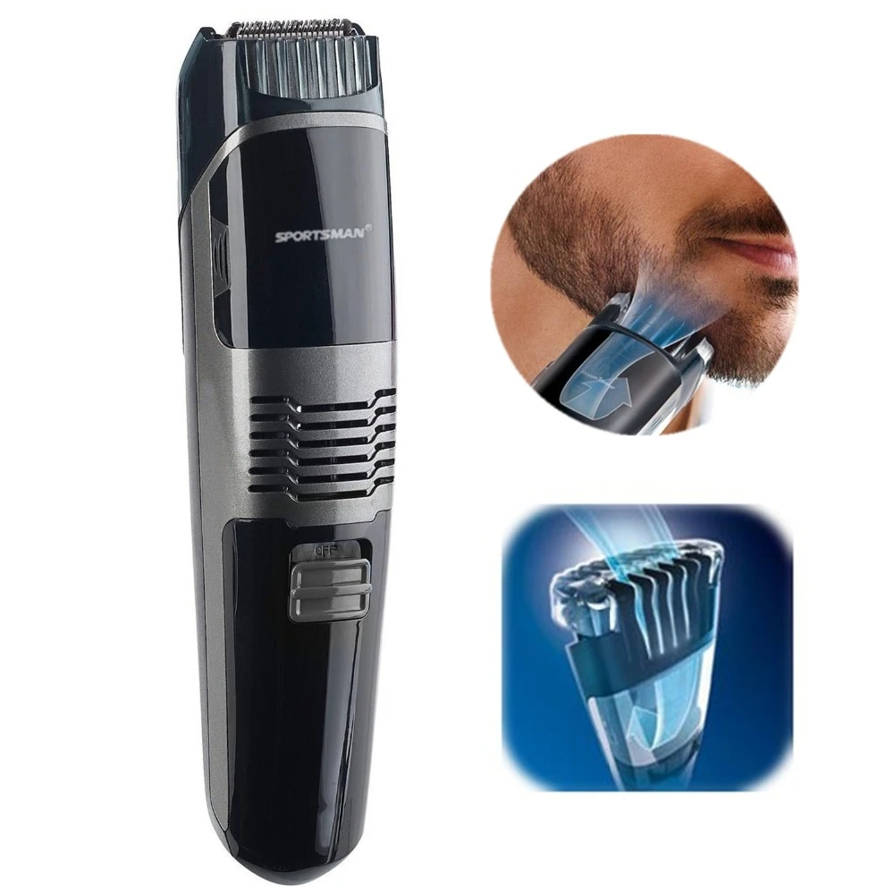 

Professional Vacuum beard trimmer hair clipper for men beard car trimer mustache shaping tool shaving machine grooming set