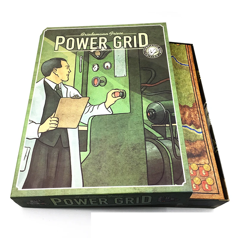 

1Power Grid Board Game 2-6 Players Family/Party Best Gift for Children Cards Game With Extended Strategy Game