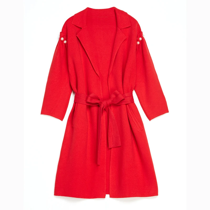 Point Longues Occasionnel purple Solide Xikoi Femelle grey black Manches Taille Femmes Cardigans Libre green Pull À Couleur orange Épais Ouvrir Red Chandails Manteau Tricoté QdECoWerxB