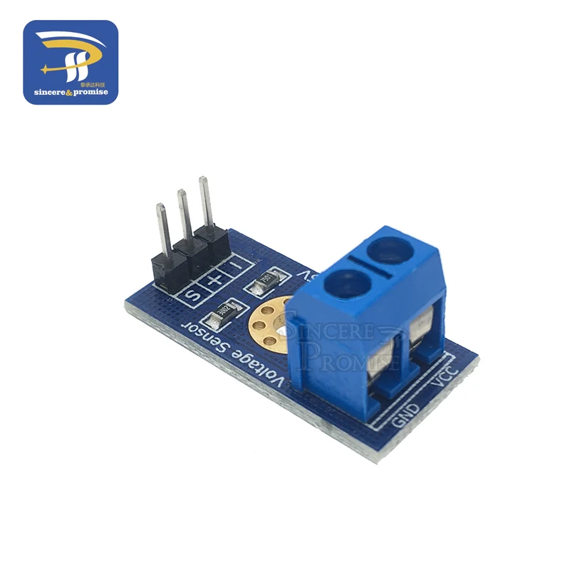 Умная электроника постоянного тока 0-25 в стандартный модуль датчика напряжения тестовые электронные кирпичи умный робот для arduino Diy Kit