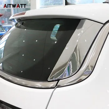 

For Jeep Compass 2017 2018 ABS Chrome Rear Window Wing Side Moulding Cover 2pcs Car Stickers Styling AITWATT