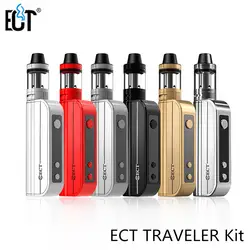 Оригинальный ect Traveler tc80 80 Вт start kit 2200 мАч Батарея VAPE ручка комплект 2.0 мл емкость распылителя электронная сигарета комплект