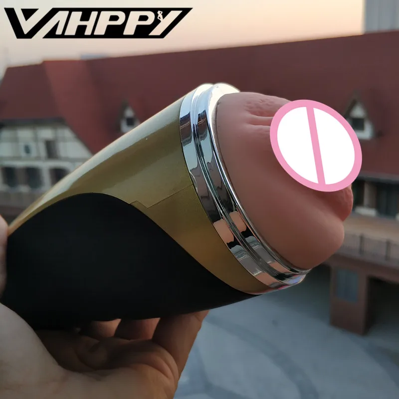  Rechargeable Hands Free Male Masturbation With Strong Suction Cup Artificial Vagina Real Pussy Sex 