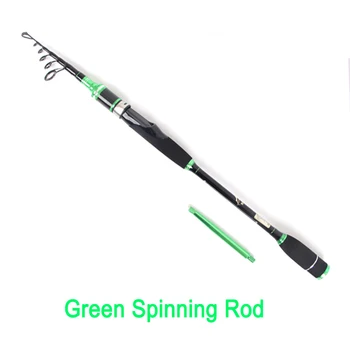 

Outdoor Fiberglass Sea Rod Telescopic Fishing Rod Pole Fishing Tackle Tools Spinning 2.1m