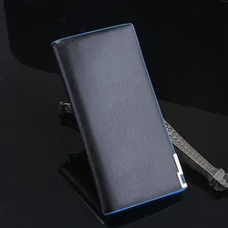 

Men Long section Bifold Business Wallet Men's Leather Wallets Card Holder Coin Purse,Best gift, Free Shipping