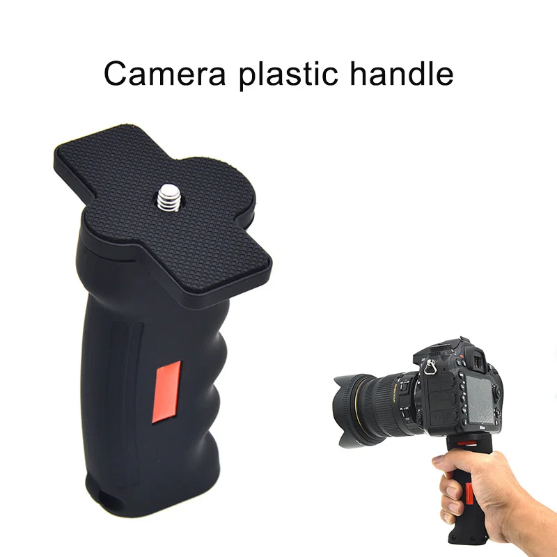Wide Platform Pistol Grip Camera Handle with 1/4in Sports Camcorder