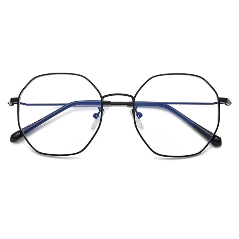 Rezept Männer Optische Frauen Myopie Retro Full Rahmen Mode Ultraleicht Brillen frame Metall Polygonal F46wvyZdq6