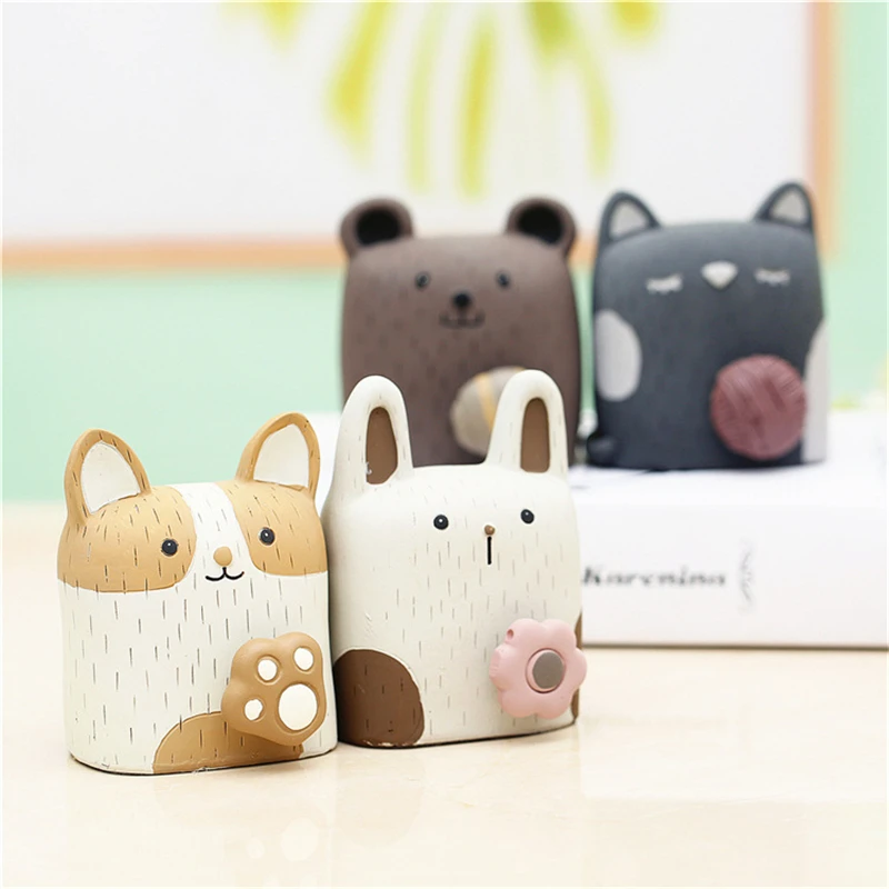 

Creative Animal Cat Music Box Resin Lovely Crafts Ornaments zakka Music Bells Kids child Home desktop Decor Holiday Student Gift
