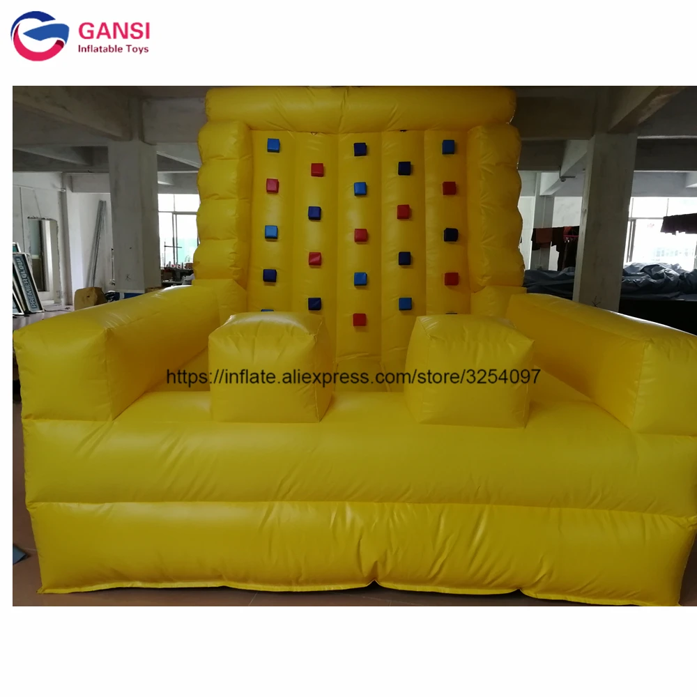 

4*3*3m inflatable air mountain game kids durable inflatable rock climbing wall