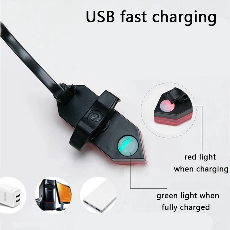 Perfect Dropshipping LED Rear Bike Light USB Rechargeable - Ultra Bright Powerful Safety Taillight, 5 Light Modes with One Touch Mount 3